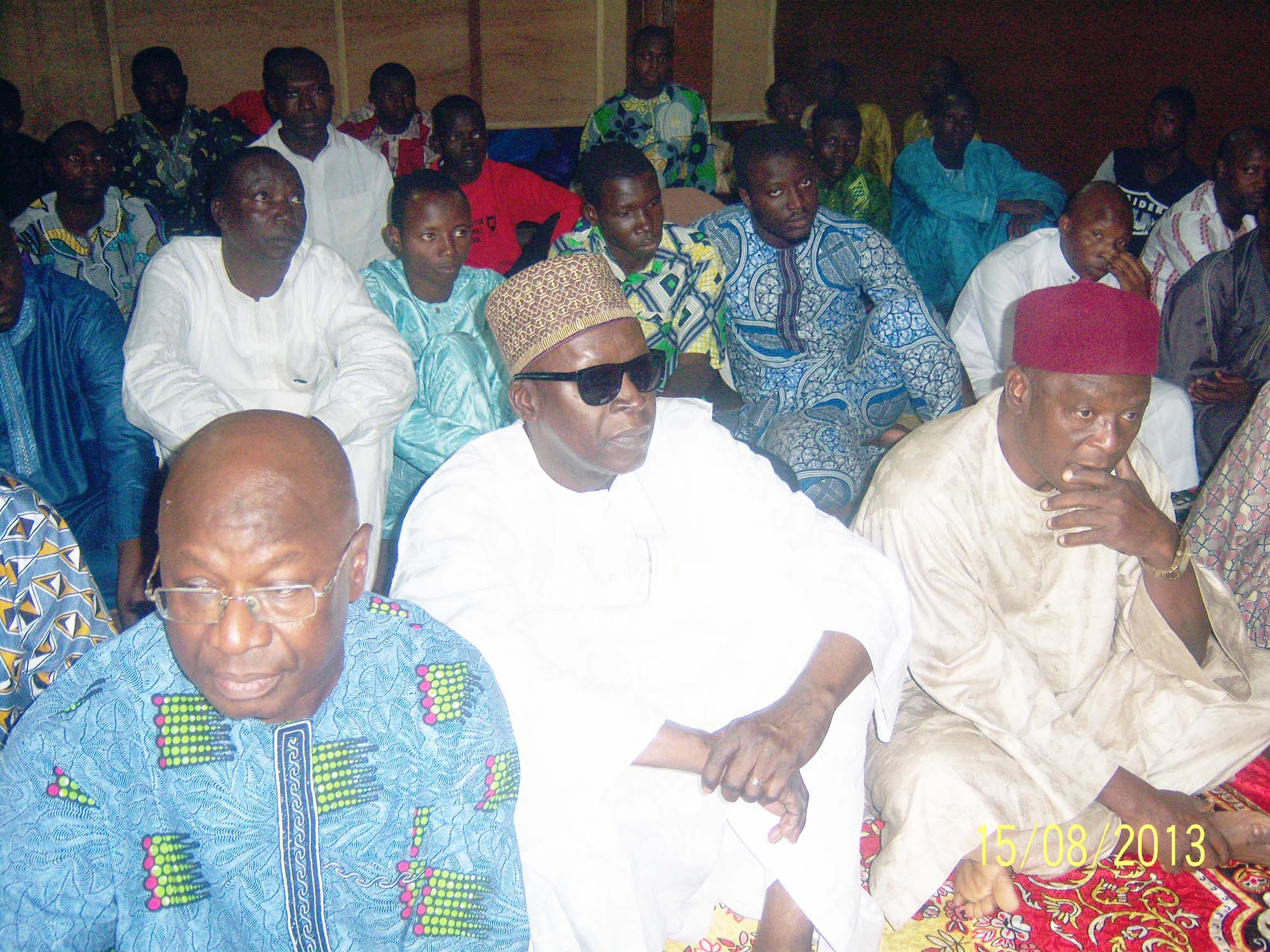 1- après la sénace de prières où le président Abdoulaye Bio Tchané a prié pour le Bénin...