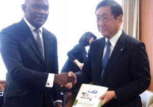 président de la CCIB, Jean-Baptiste Satchivi reçoit la confiance des japonnais....
