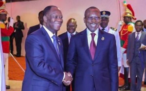 Patrice Talon et Alassane Dramane Ouattara